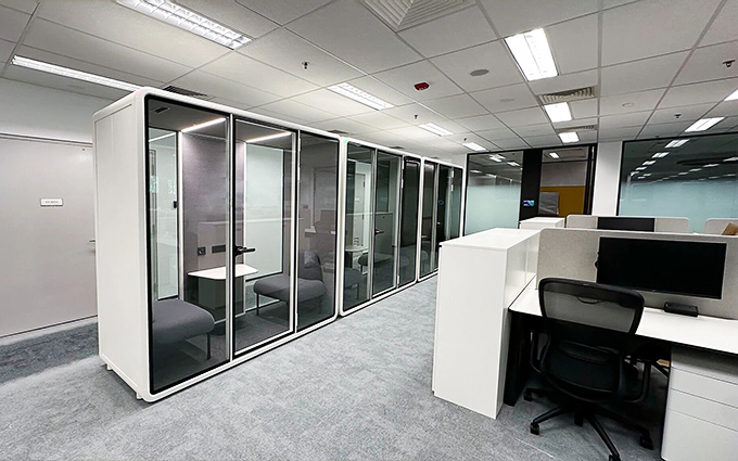 最新の会社の事例について Airport Projects-Creating Quiet Spaces for Efficient Collaboration