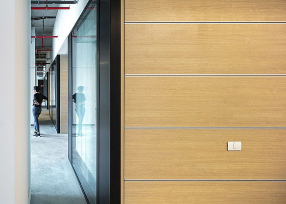 Interior Office Wooden Partition wall Supplier solid/glass partition wall