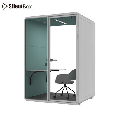 Modern Movable Silent Booth with 4000K Lighting STC30dB Soundproof and RT0.75s Acoustic Performance