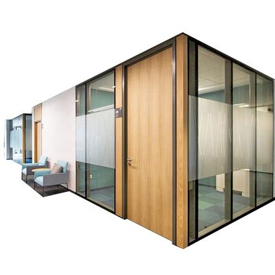 Soundproof Freestanding Glass Partition Glass Room Dividers Walls for Uk